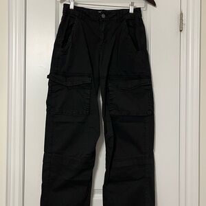 Garage Black Cargo Pants